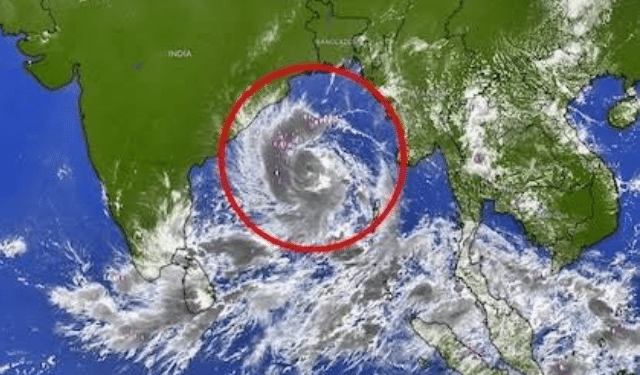 Bay of Bengal depression cyclone alert IMD Odisha Andhra