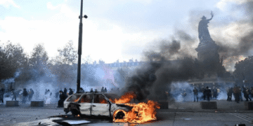 France riots 1800 arrests