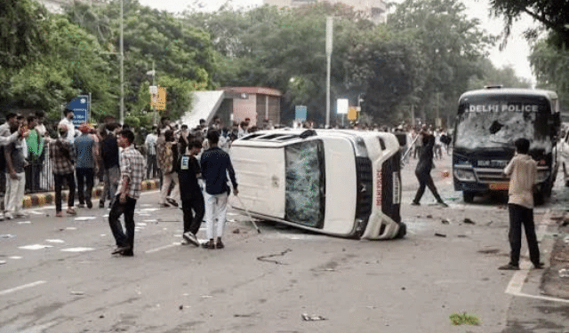 CJP protest New Delhi