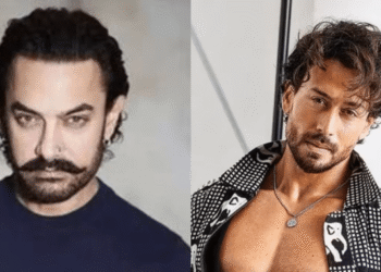 Tiger Shroff firing Aamir Khan target