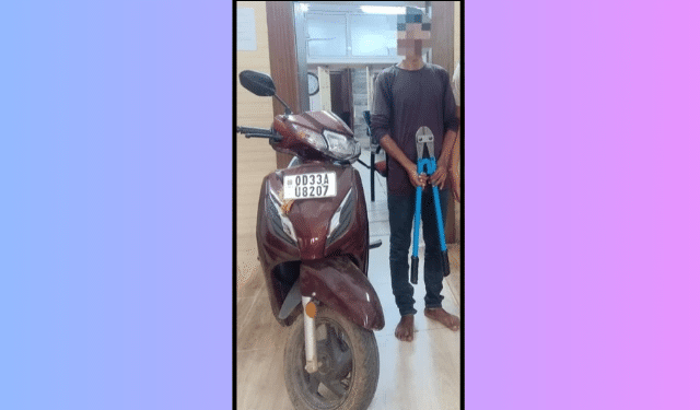 Khandagiri police arrest shop burglar