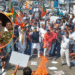 BJP protest Kharge remark on Modi