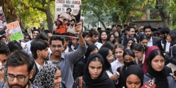 Jamia Millia Islamia student union elections protest