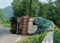 Cotton truck accident Koraput