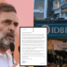 IDBI Bank stake sale Rahul Gandhi
