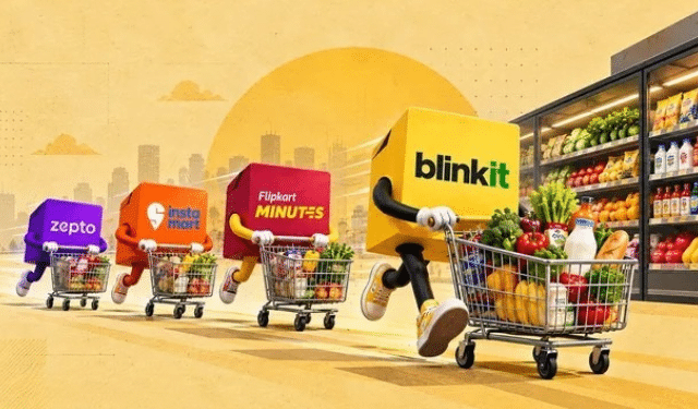Blinkit quick commerce product availability