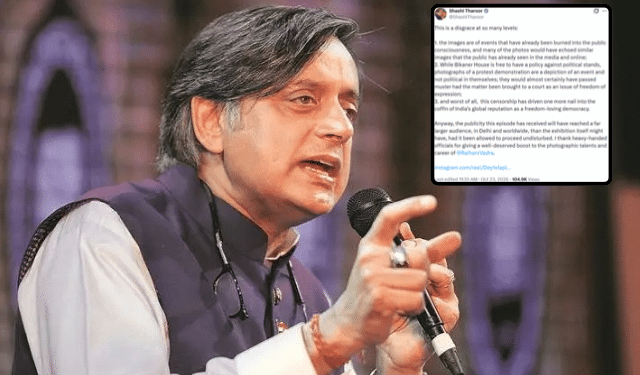 Shashi Tharoor Raihan Vadra exhibition