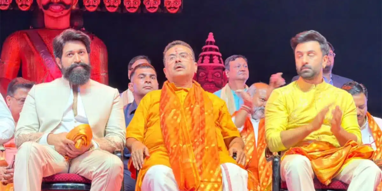 Ranbir Kapoor Makes On-Stage Gaffe During Dussehra Speech in Kolkata as WB CM Announces Tax Exemption for 'Ramayana'