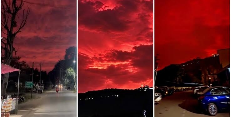 Blood-Red Skies Reported Over Chhattisgarh as Remnants of Cyclone Arnab Push Inland; Scientists Urge Caution