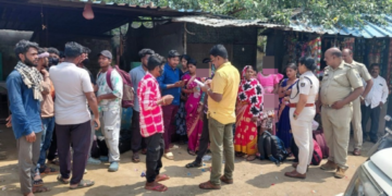 Nuapada police rescue migrant labourers