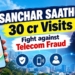 Sanchar Saathi portal 30 crore visits