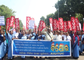 ASHA workers protest Odisha