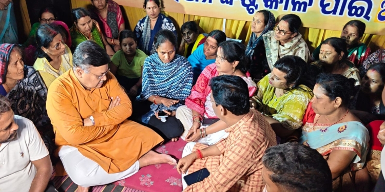 Bandita Pal hunger strike Bhubaneswar