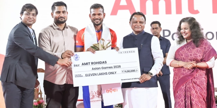 Odisha felicitates Indian hockey teams
