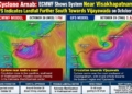 Cyclone Arnab landfall