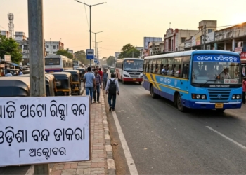 Odisha Bandh bus and auto service