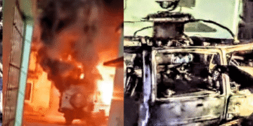 Udala hospital ambulance oxygen cylinder blast