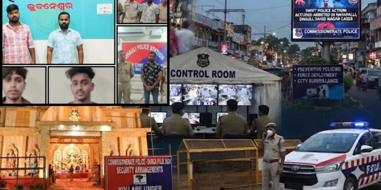 Bhubaneswar Police crackdown