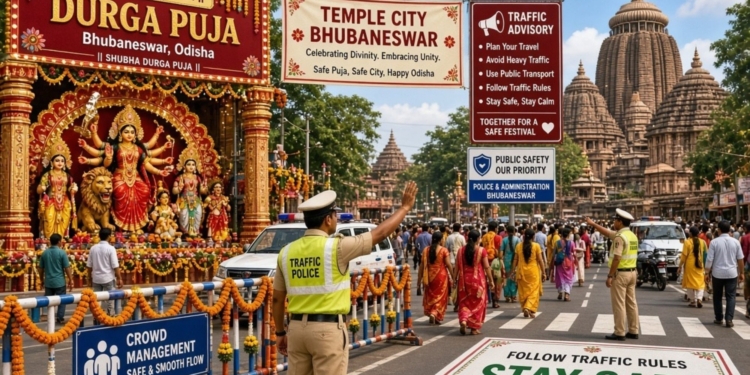 Bhubaneswar Durga Puja traffic restrictions
