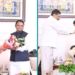 CM Majhi meets Governor Kambhampati