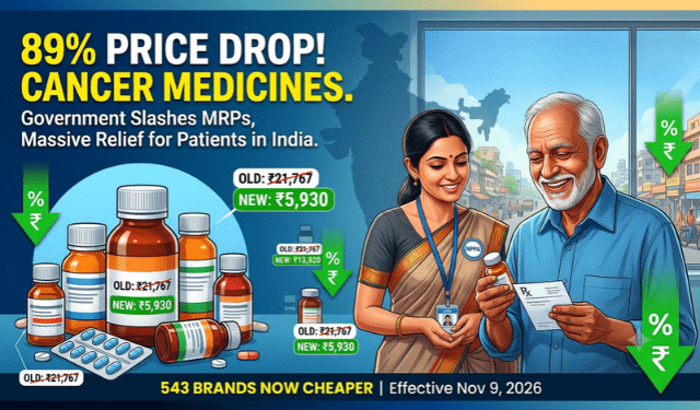 NPPA anti cancer medicine price revision 2026