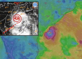 Cyclone Arnab landfall 2026