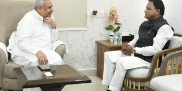 Odisha CM meets Saudan Singh