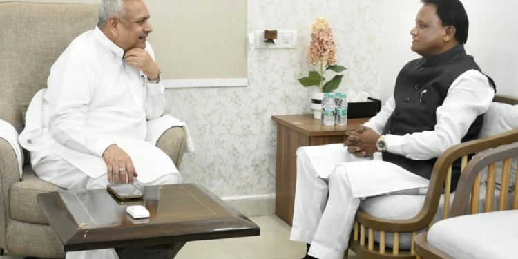 Odisha CM meets Saudan Singh