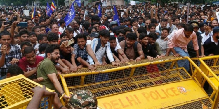 Delhi Police FIRs protests