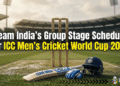 Team India CWC 2027 Fixtures