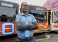 Odisha’s first woman electric bus driver