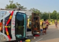 DJ Vehicle Overturns