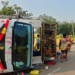 DJ Vehicle Overturns