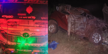 Lahunipada road accident