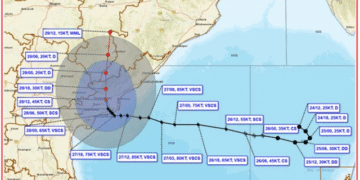 Cyclone Arnab Odisha rainfall