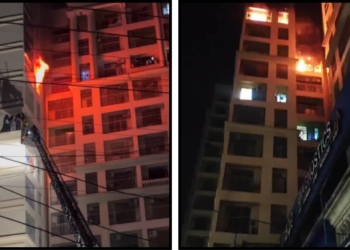 Palghar building fire