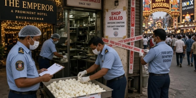 Bhubaneswar food safety raid