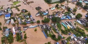 ​Cyclone Arnab Floods Ganjam: 1.5 Lakh Marooned as Rushikulya River Breaches Embankment; CM Majhi Orders Aerial Survey