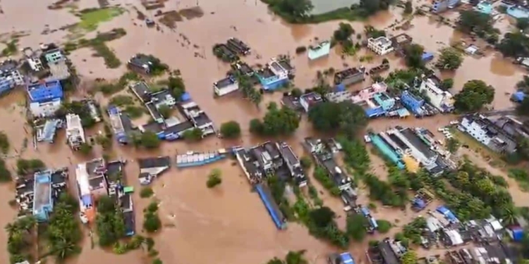 Cyclone Arnab Floods Ganjam: 1.5 Lakh Marooned as Rushikulya River Breaches Embankment; CM Majhi Orders Aerial Survey