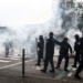French student protests police brutality