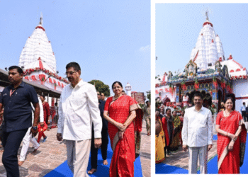 Odisha Governor Maa Samaleswari temple visit