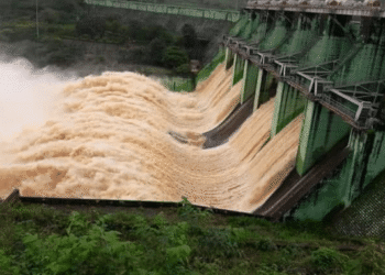 Indravati Reservoir gates opened