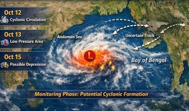 Bay of Bengal low pressure