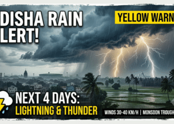 Odisha monsoon weather warning