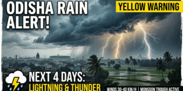 Odisha monsoon weather warning