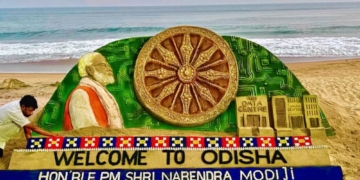Sudarsan Pattnaik sand art PM Modi