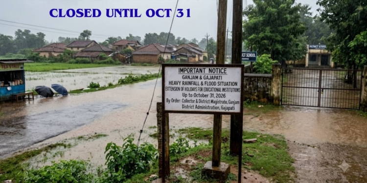 Ganjam Gajapati school closed