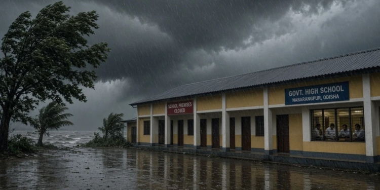Nabarangpur school closure cyclone