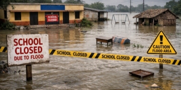 Bhadrak school closure flood