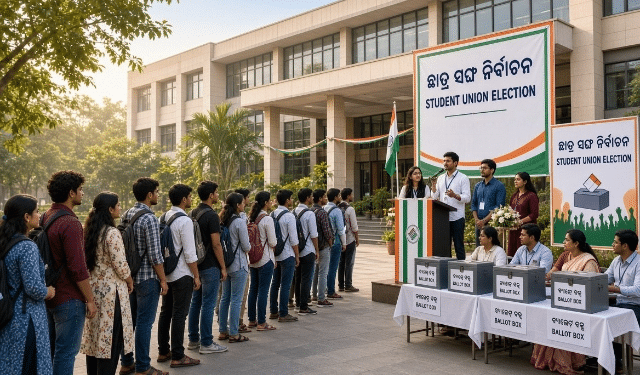 Odisha student union elections 2026